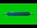 Gambar cover Blue Banner Stickers Animation with Green Screen for vlogs | Free to use Sticker