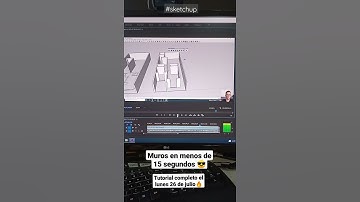 Como Crear Muros en Sketchup en menos de 15 segundos !! 😎🔥