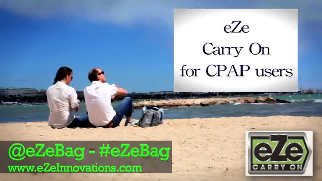 eZe Carry on bag for traveling CPAP users YouTube