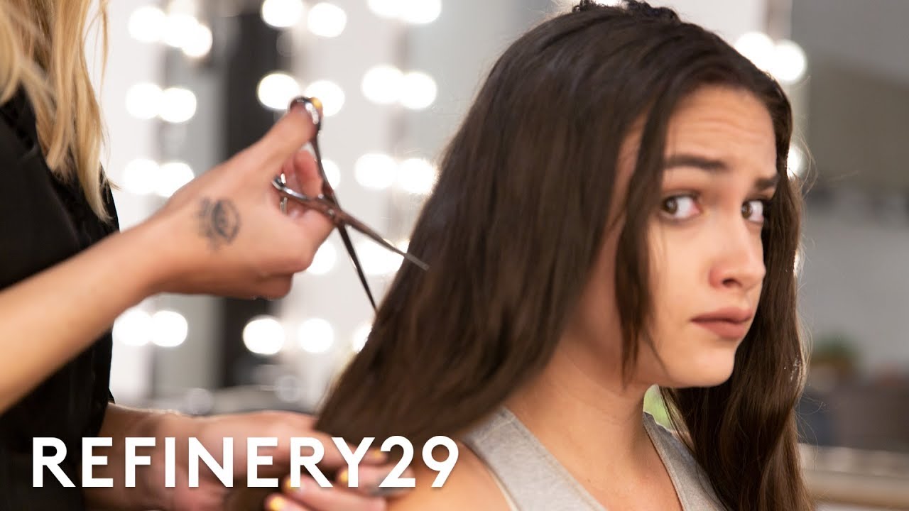 I Chopped Off 12 Inches Of Hair To Look Like Kylie Jenner  Hair Me Out  Refinery29