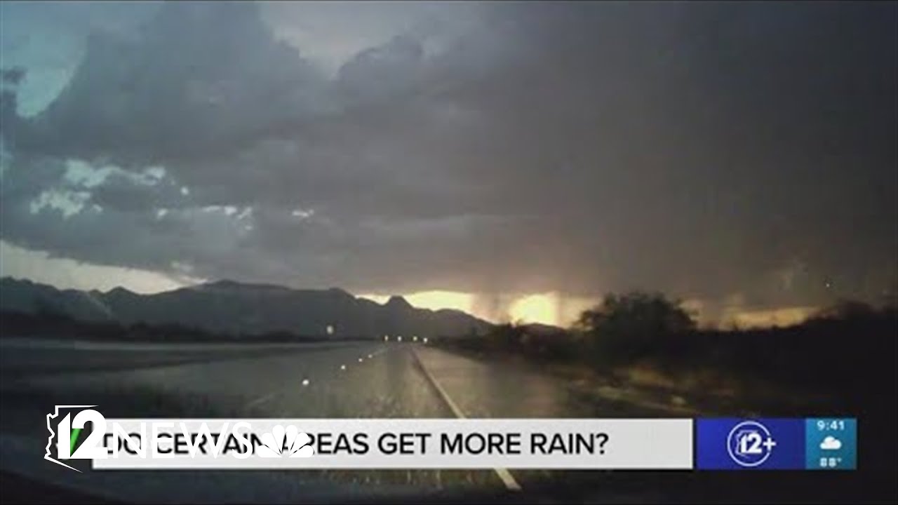 Only Certain Part Raining Does it rain more in certain parts of the Valley than others? We VERIFY ...