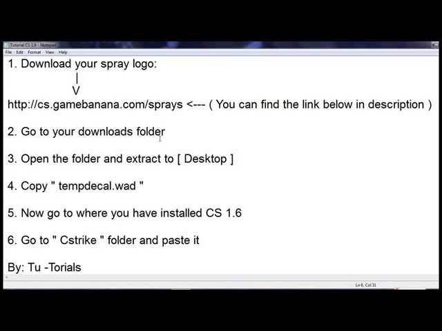 How To Download And Install Spray In CS 1.6 [ HD ] class=
