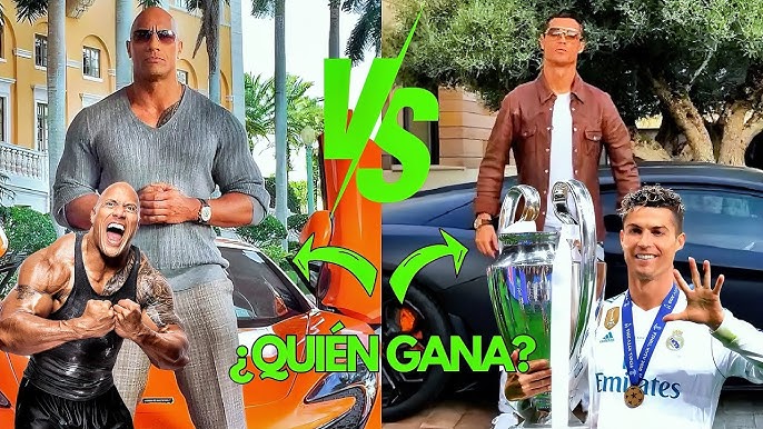 The Rock vs Cristiano Ronaldo: ¿Quién Tiene la Vida Más Lujosa y Fortuna Más Grande? - YouTube