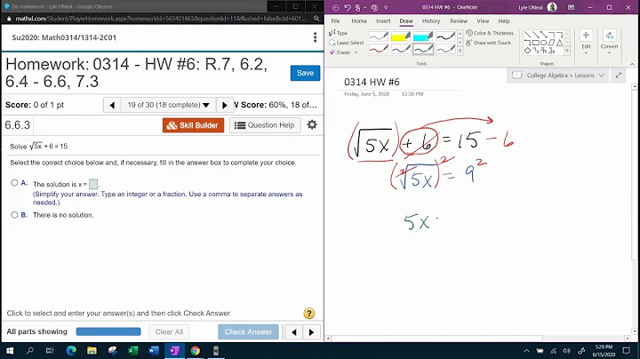 College Algebra Coreq - HW 7: Question 2 - MyLab Math