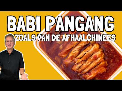 Hoe maak je Babi Pangang van de afhaalchinees?