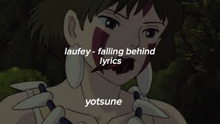 laufey - falling behind (sped up + lyrics)