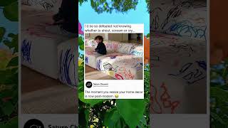 your toddler just turned your white couch into modern art 😭💀#memes #wholesomememes