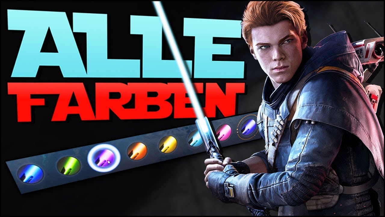 Star Wars Jedi Fallen Order Lichtschwert Farben ALLE FARBEN für Lichtschwerter in Star Wars Jedi Fallen Order Tipps