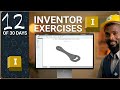 Autodesk inventor practice exercise for BEGINNERS ep12