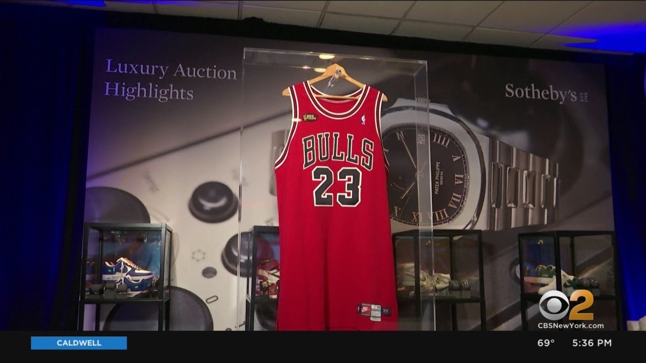 Michael Jordan's 'Last Dance' Chicago Bulls jersey sells for record $10.1m, Michael Jordan