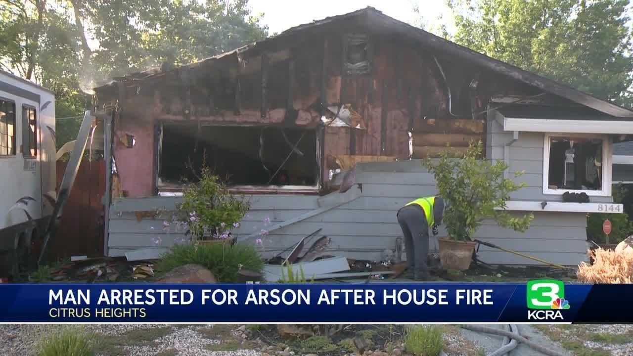 Man arrested in arson fire that hurt Sac Metro firefighter - YouTube