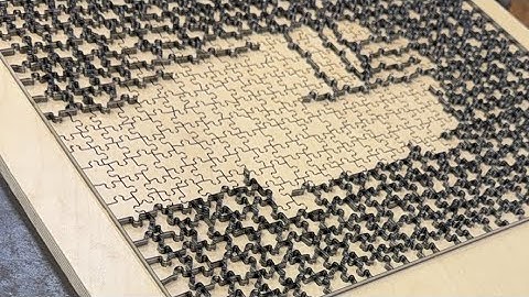 16x20inch 500pcs puzzle cutting die