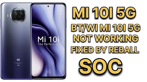 mi 10i wifi not working