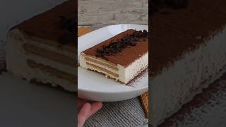 Tarta de galletas con sabor a tiramisú