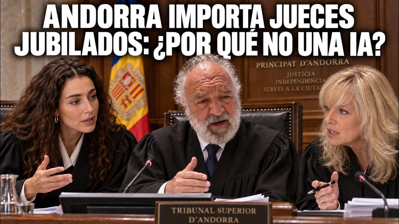 ANDORRA IMPORTA JUECES JUBILADOS: ¿POR QUÉ NO UNA IA?