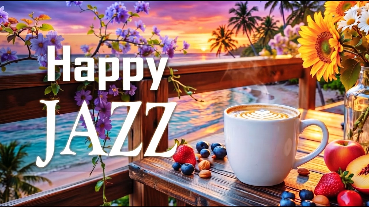 HAPPY JAZZ MUSIC ~ Exquisite July Coffee Music & Bossa Nova