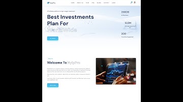 HYIP PRO - Start your own HYIP investment Website platform (Dodger Blue)
