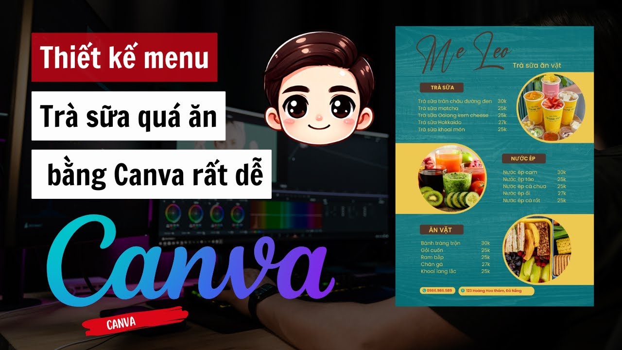 Bí Quyết Tạo Menu Trên Canva Cho Người Mới Bắt Đầu - YouTube