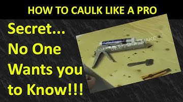How to use Perfect Caulk and silicone Beginner to Pro in seconds