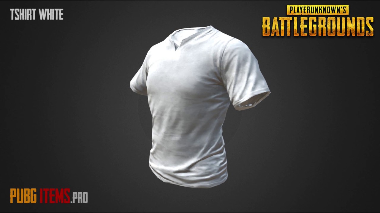T-shirt (White) | PUBG Item Showcase 