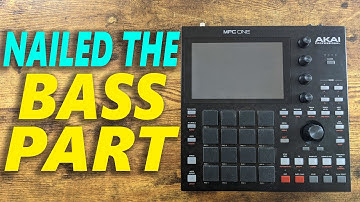 Nailed the Bass Part First Try! (MPC One Track from Start to Finish Part 4)