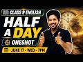 Class 9 | English | Half A Day | Oneshot | Exam Winner