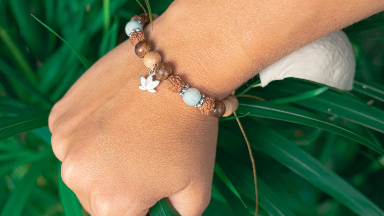 MINACHI Bracciale Rigido Bohémien Con Perline Di Tormalina Colorate E Perle – Fatto A Mano - 5