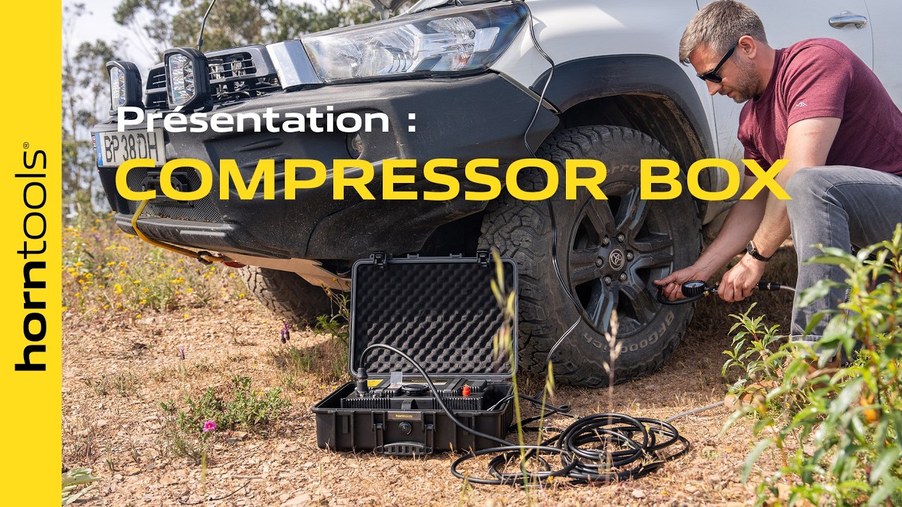 Compressor Box - Compresseur d'air 12 V 150 l/min – Video