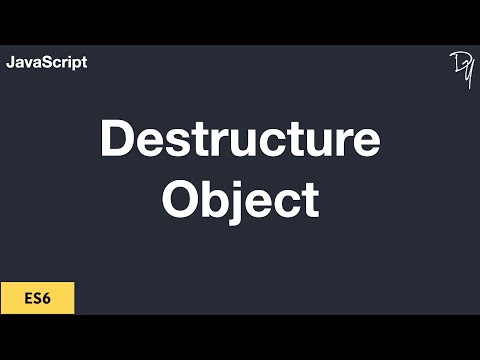 ES6 Destructure Object #08
