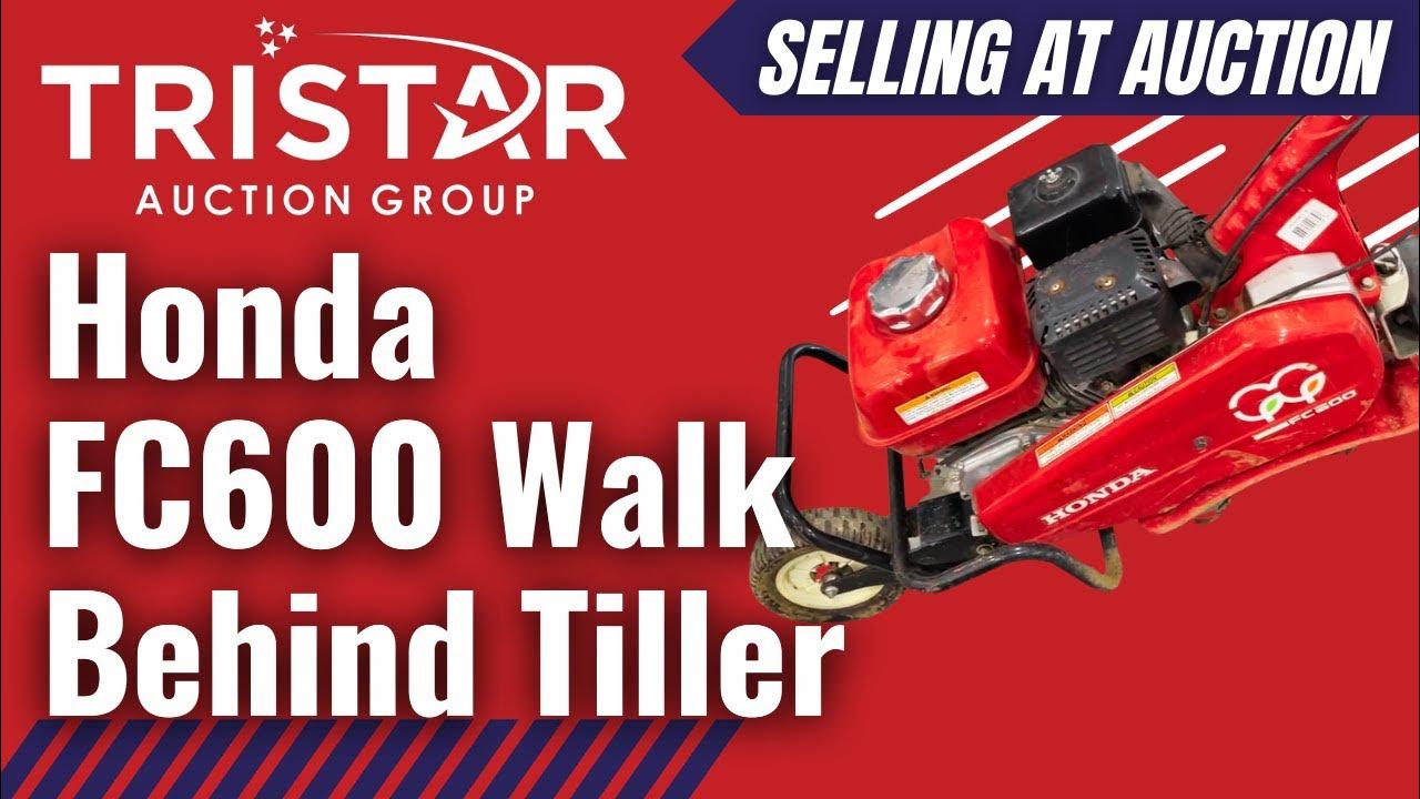 Honda FC600 Walk Behind Tiller YouTube