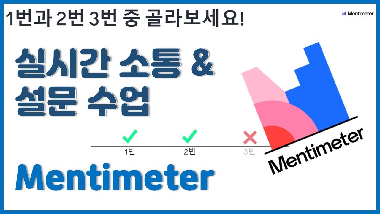 온라인 수업] 멘티미터 Mentimeter 학생들과 실시간 소통 & 설문 수업 - Youtube