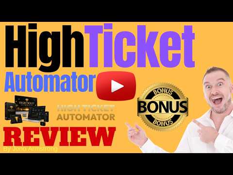 High Ticket Automator Review ⚠️ WARNING ⚠️ DON'T GET THIS WITHOUT MY 👷 CUSTOM 👷 BONUSES!!