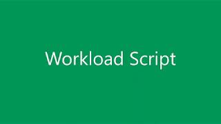 TeamasLoadTest Workload Script Demo