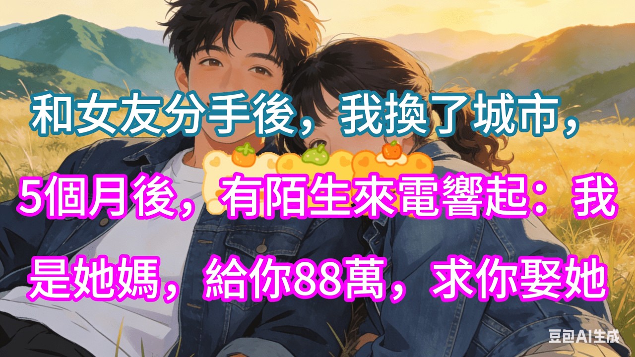 【完結】和女友分手後，我換了城市，5個月後，有陌生來電響起：我是她媽，給你88萬，求你娶她