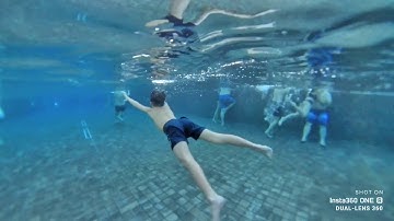 Insta360 One R Under water test