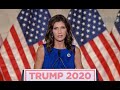 South Dakota Governor Kristi Noem's 2020 Republican National Convention Speech | FULL