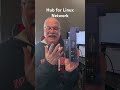 Network Hub for Linux Lab #linux #networking #linksys #cybersecurity #computereducation