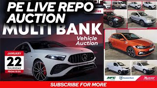 22 Jan - Aucor Bank Repossessed Vehicles | LIVE Stream | Subscribe