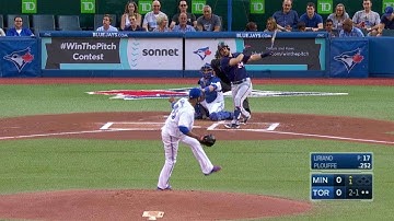 MIN@TOR: Plouffe launches a solo home run to center