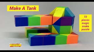 Make A Tank - 72 Pieces Magic Snake Puzzle