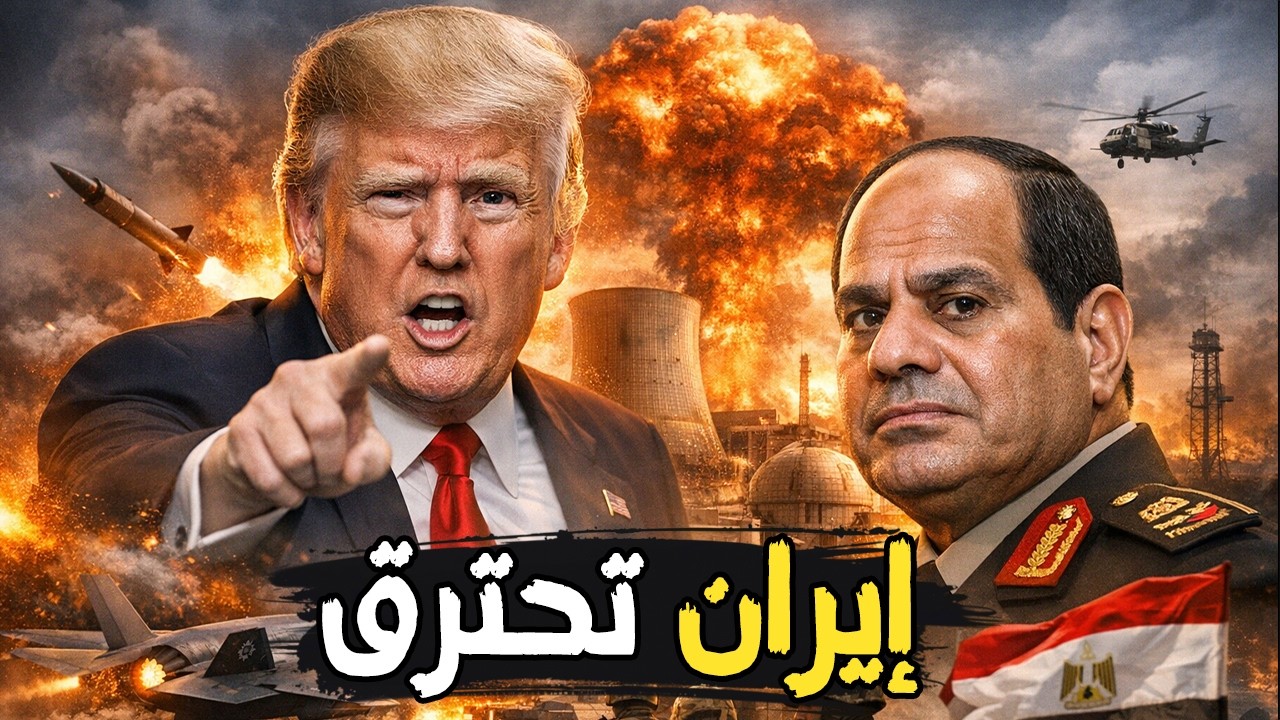 ترامب ينسف المصانع النووية في إيران… السيسي يدخل على خط الحرب