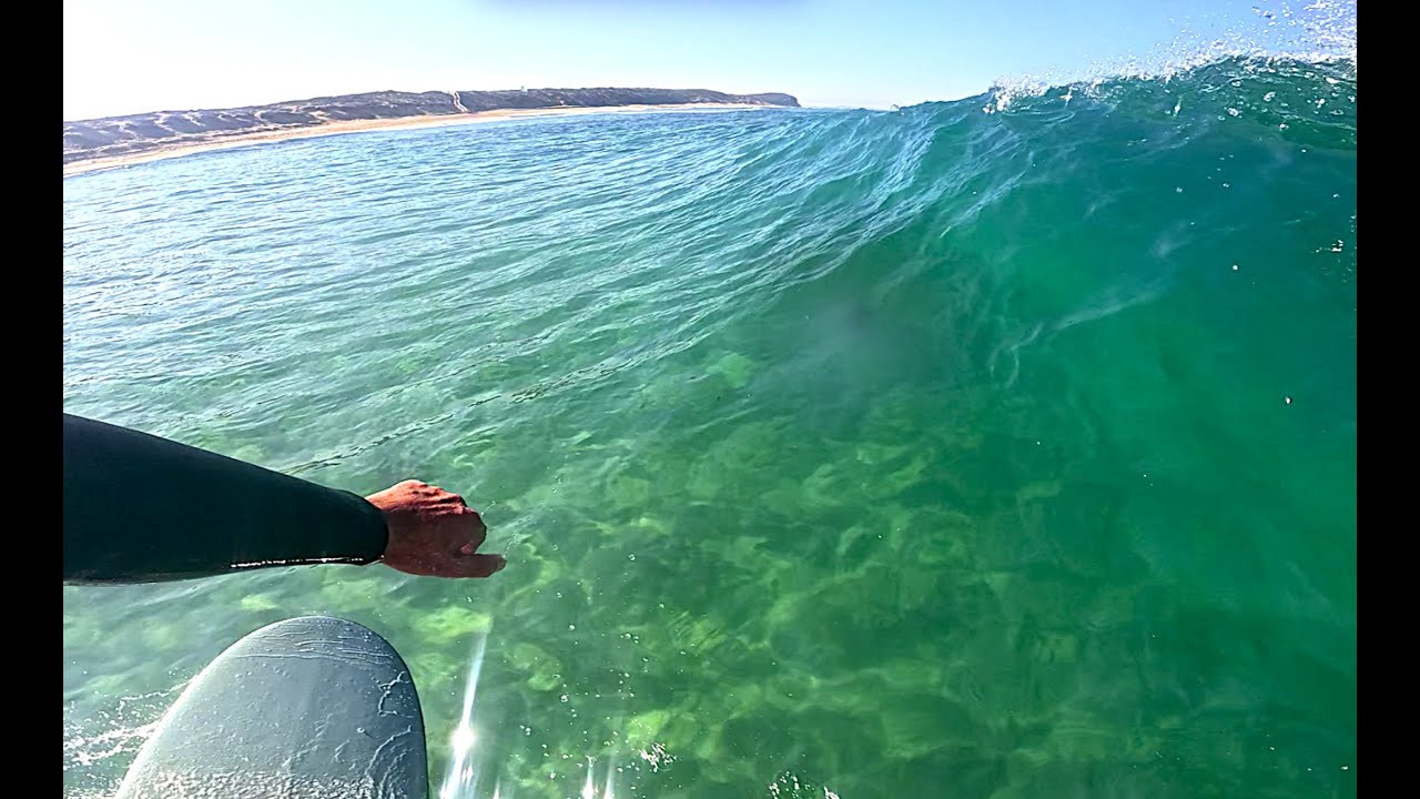 SURFING MAGIC WAVES ON THE SURFCOAST [RAW POV]