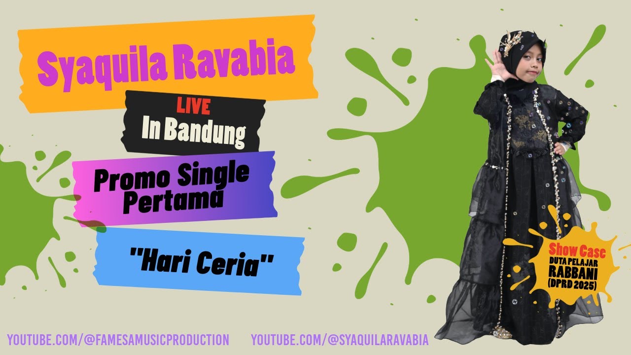 Bandung Live Perform Syaquila Ravabia - Single Pertama