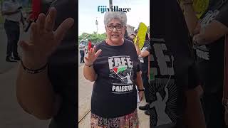 Ali claimed police informed protesters that they were considered a threat to public safety