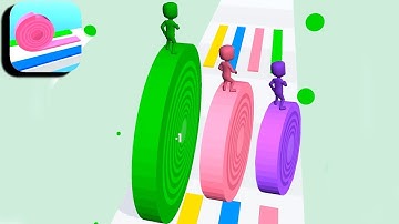 LAYERS ROLL 🌈🦄 BIG NEW UPDATE All Levels Gameplay Walkthrough iOS, Android (Max Level 86)