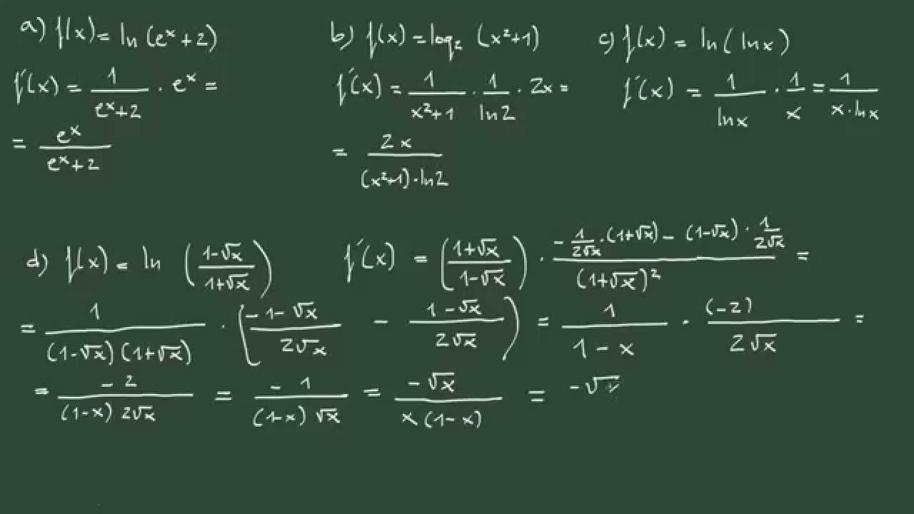 15. Derivadas 15: ejemplos de derivadas de funciones 