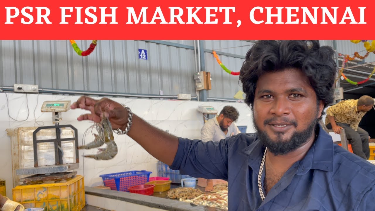 Chennai's Biggest Indoor Fish Market Medavakkam TamilTreasures YouTube