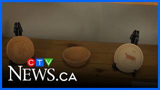 Ancient First Nation artifacts on display Ancient First Nation artifacts on display