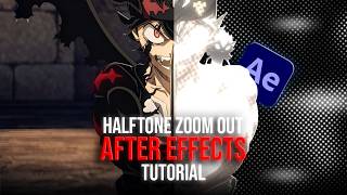 How To Make a Halftone Intro Transition in After Effects | Viral TikTok Edit