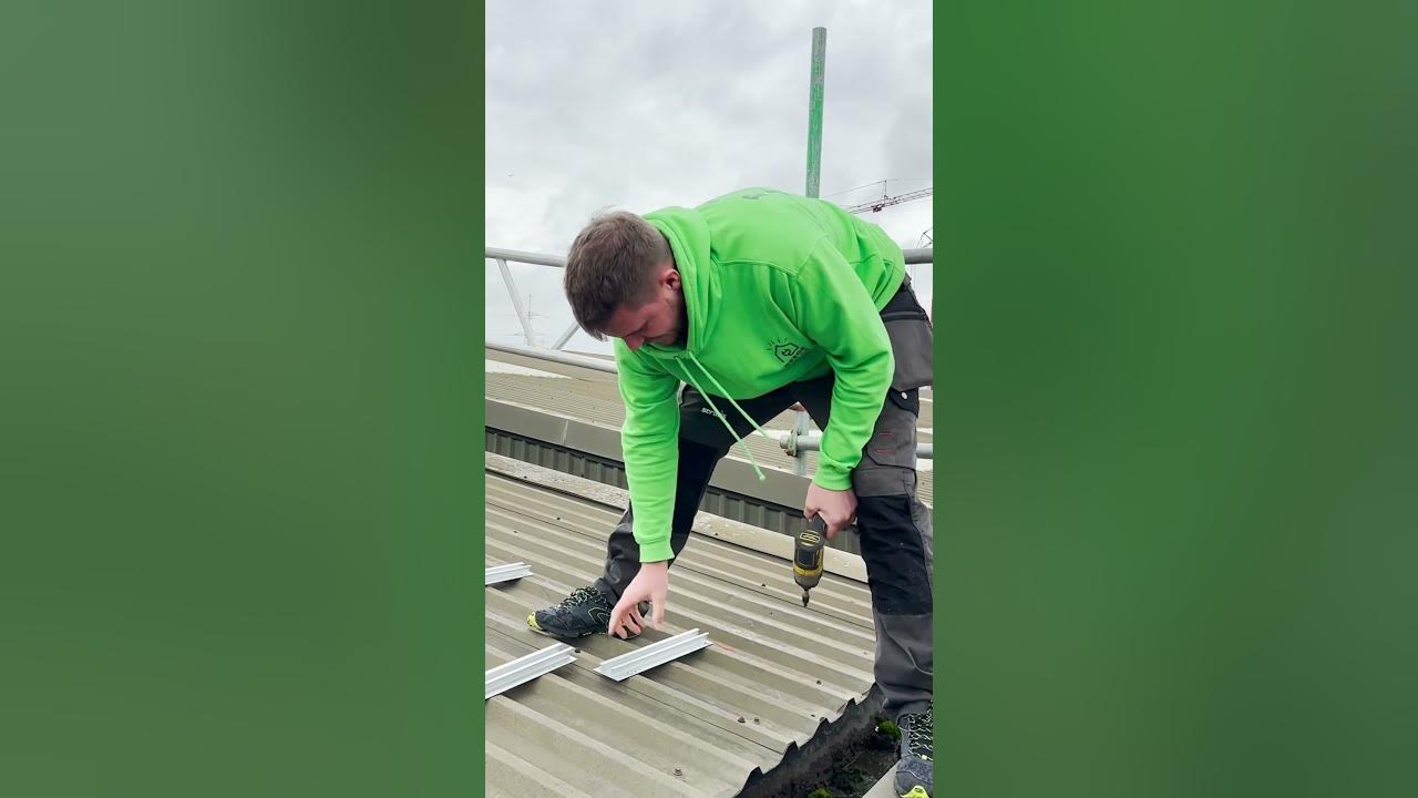 How Do You Install Commercial Solar Panels? π€ #solarpanels #roofing #solarenergy #solar How Do You Install Commercial Solar Panels? π€ #solarpanels #roofing #solarenergy #solar
